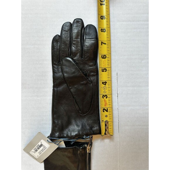 Cole Haan Leather Tech-Friendly Gloves Women’s Size Medium Black New W Tags - Picture 5 of 8